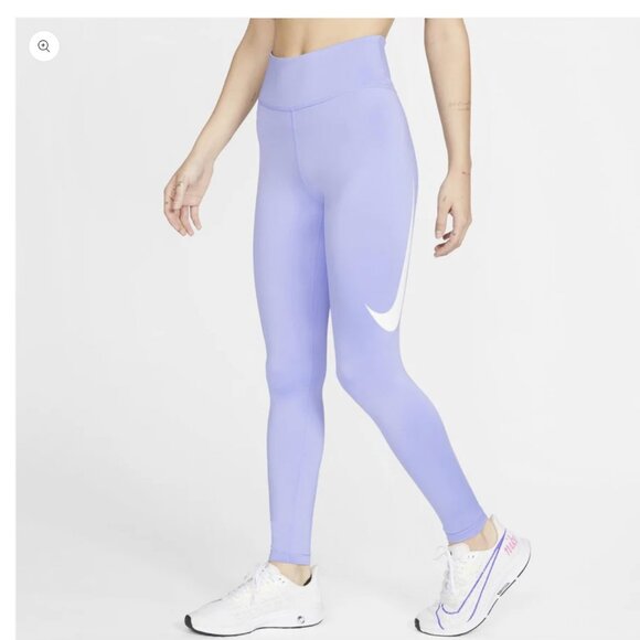 Lavender NikeSwoosh Run legging - Picture 2 of 2